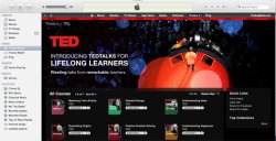 New: Find “courses” from TEDTalks on iTunes U