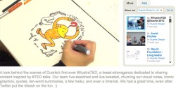 Live-drawing TED2012: #illustraTED party at Duarte