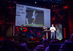 Augmented reality with Auras: Matt Mills and Tamara Roukaerts at TEDGlobal 2012