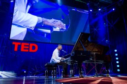 Sharp-dressing piano-playing man: Jonathan Batiste at TEDGlobal 2012