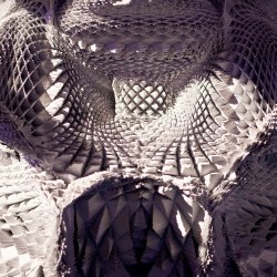 Architectural forms as complex as snowflakes? Here’s what they look like up close