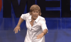 3 talks about pushing our bodies to the limit — to send a message