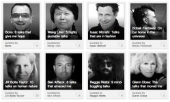 Bono, Bobak Ferdowsi, Isaac Mizrahi and Wang Lifen curate their own TED Talks playlists