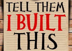 New TED Book: Tell Them I Built This