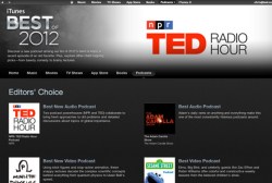 TED Radio Hour named the Best New Audio Podcast of 2012