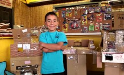 Caine Monroy of Caine’s Arcade takes the TEDx stage