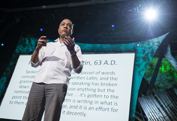 John McWhorter asks us to think of texting less as