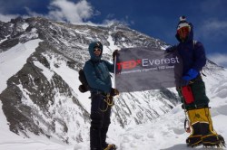 X marks the spot: TEDx on Mount Everest, for the second time