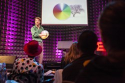 Unusual clocks and the TED2014 talent search event, TED@NYC