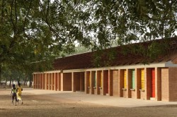 Gallery: A school and a clinic, built from compressed clay