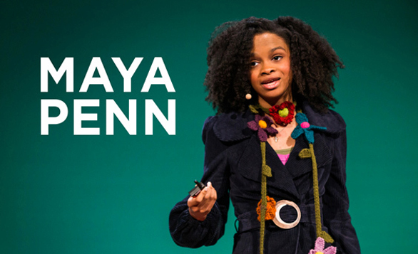 This 13-year-old entrepreneur is out to change the world: A Q&A with
Maya Penn