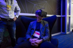 Yes, that’s Commander Chris Hadfield wearing the Oculus Rift. (And yes, the Internet just exploded.)