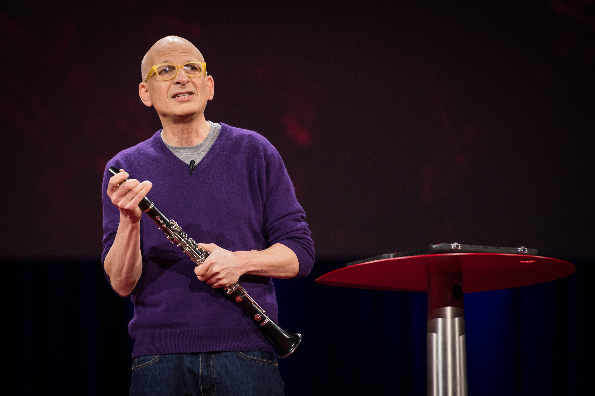 Everything I’ve learned I learned from clarinet practice: Seth Godin
at TED2014