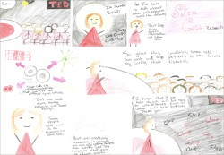 Meet Jennifer Brain, your new favorite TED speaker, and the 13-year-old student who drew her