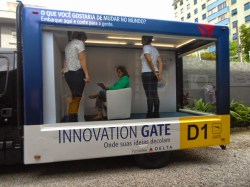 Delta’s Innovation Gate takes a spin through São Paulo, collecting ideas as it goes