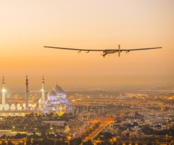 Bertrand Piccard begins around-the-world flight in a plane that requires no fuel