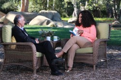 Pico Iyer inspires Oprah to have “the biggest aha of my life”
