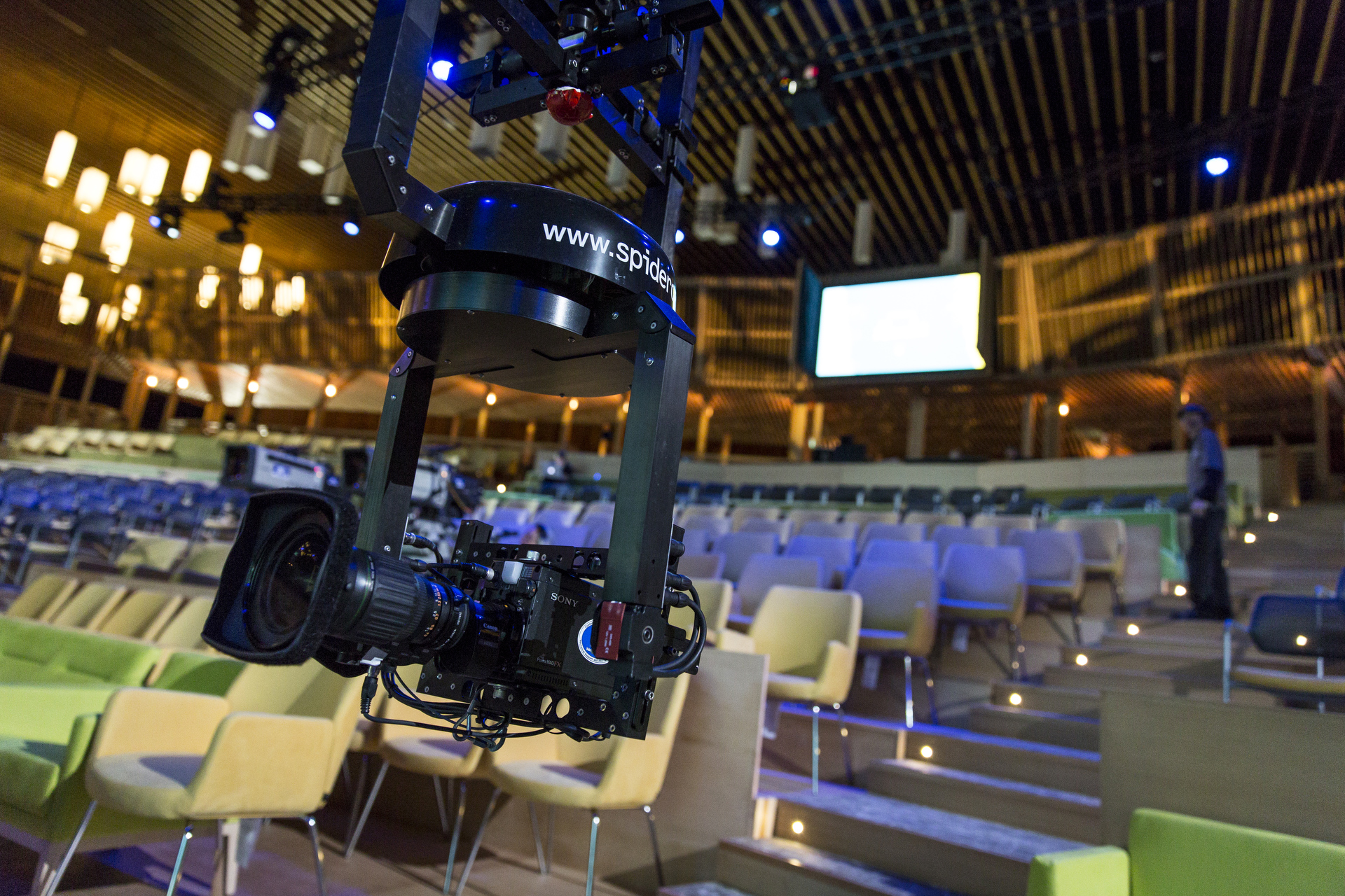 Meet the Spidercam, a device to help us capture TED Talks TED Blog