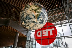 Behind the scenes: The setup for TED2015