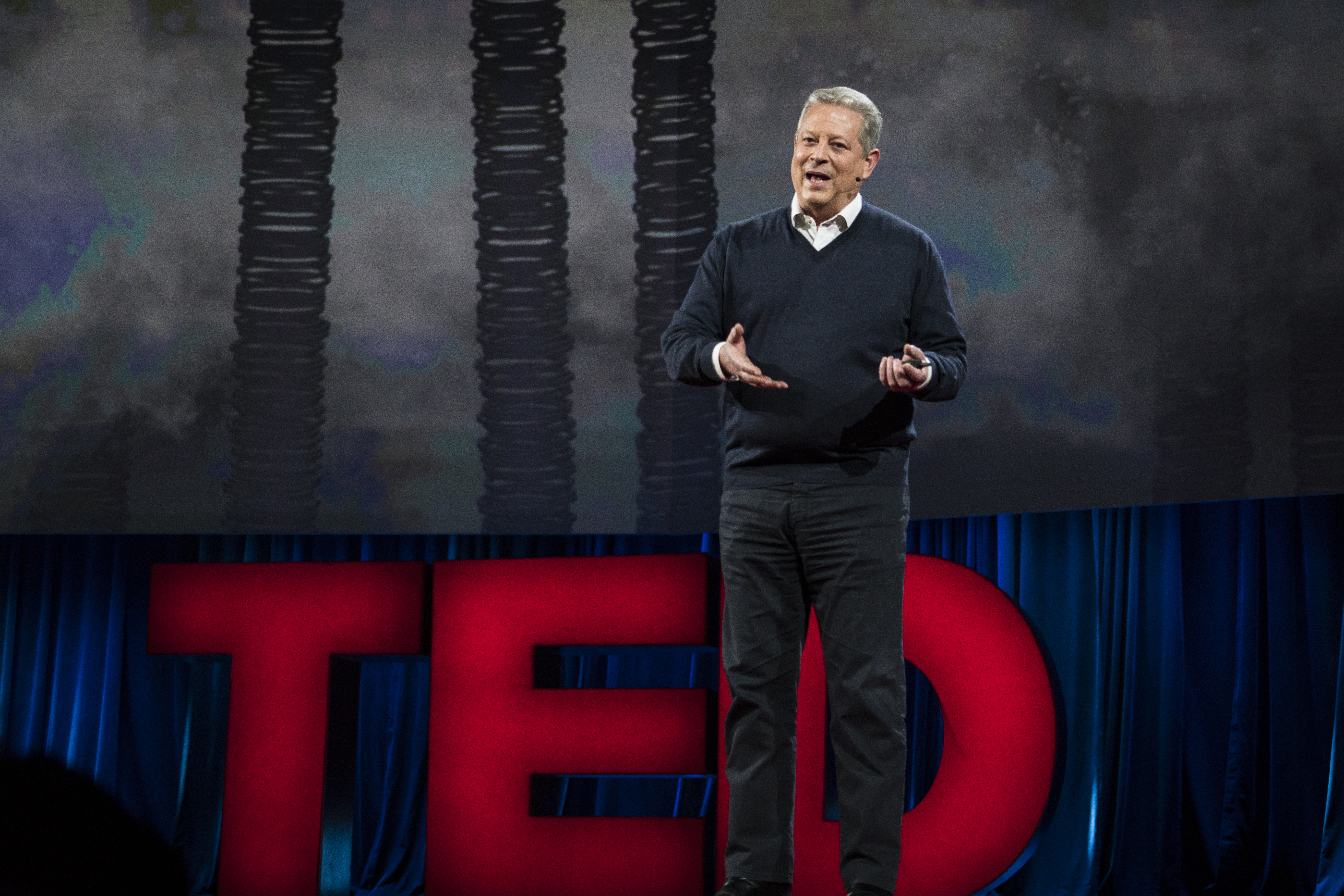 Al Gore feels optimistic about climate change. 6 stats he shared at
TED2016 that show why.