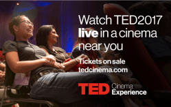 These TED2017 speakers’ talks will be broadcast live to cinemas April 24 and 25
