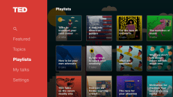 TED gets a fresh new look on TV apps