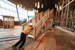 It’s (almost) time for TED2018: Scenes from backstage as we build the theater