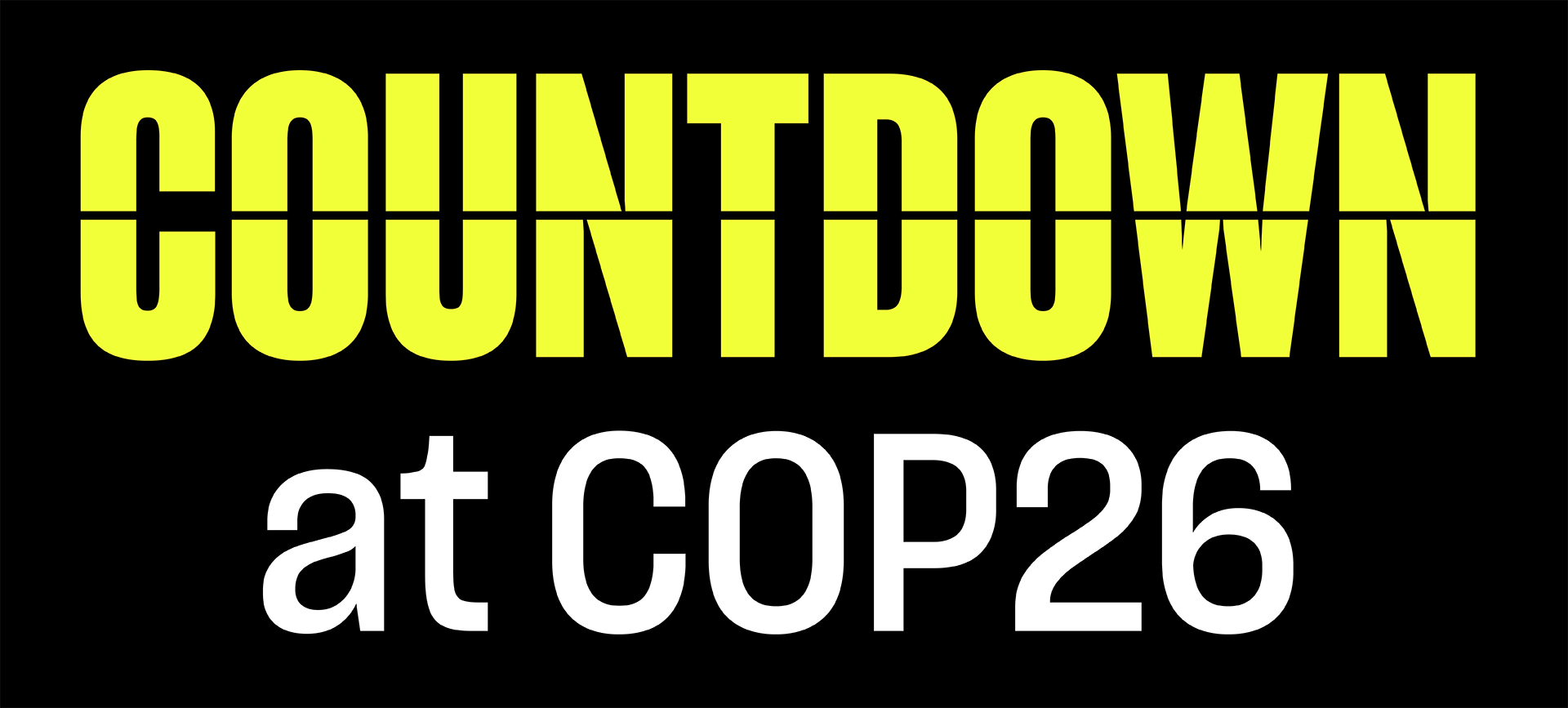 Join TED's Countdown@COP26: three live-streamed events from