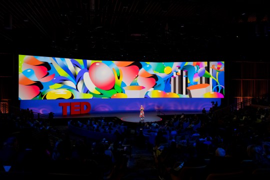El escenario de TED 2022: A New Era celebrado el 10 de abril en Vancouver (Canadá)
